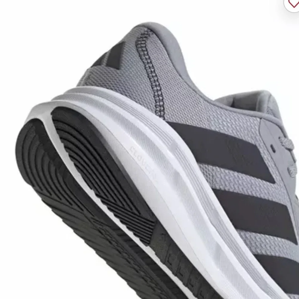 Adidas Galaxy 7 Men's Running Shoes Halo Gray Black Size 12 Cloudfoam ID8754